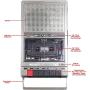 Hamilton Buhl Classroom Cassette Player, 2 Station, 1 Watt (D132) (HA802)