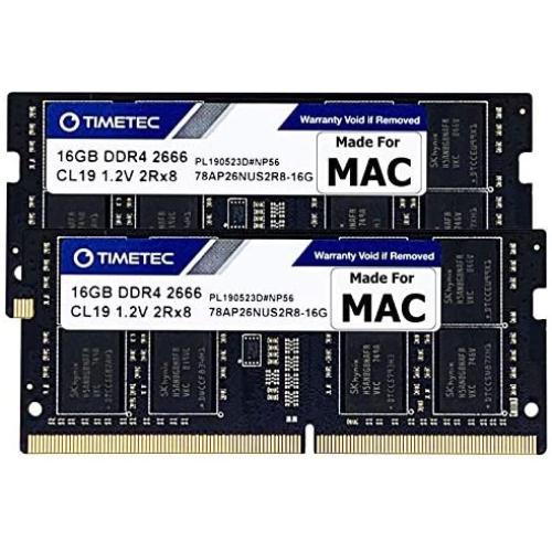 Timetec Hynix IC 32GB KIT(2x16GB) Compatible for Apple DDR4 2666MHz for Mid 2020 iMac (20,1/20,2) / Mid 2019 iMac (19,1) 27-inch w/Retina 5K Display, Late 2018 Mac Mini (8,1) PC4-21300/PC4-21333 RAM