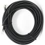 Black 100 FT. Phone Telephone Extension Cord Cable Line Wire