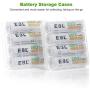 EBL 2800mAh Ni-MH AA Rechargeable Batteries (8 Pack) and 808U Rechargeable AA AAA Battery Charger with 2 USB Charging Ports