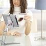 CTA Digital: 2-in-1 Kitchen Tablet Stand Wall/Desktop Mount W/Stylus for 7-13'' Tablets/iPad 10.2-Inch(7th & 8th Gen)/12.9-Inch iPad Pro/11-Inch iPad Pro/Air 3/Galaxy Tab A 10.1/Surface Pro 6 & More