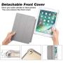 Valkit iPad 8th Generation Case, iPad 7th Generation Case, iPad 10.2 2020/2019 Case, Translucent Frosted Back Protective Smart Cover for 10.2'' iPad 8/7, Light Grey