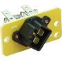 AIP Electronics HVAC Blower Motor Resistor AC Heater Switch Control Compatible Replacement For 1996-2004 Ford Mazda and Lincoln V8 Rear Oem Fit BMR109