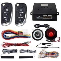 EASYGUARD EC003N-V Car Security Alarm System PKE Passive keyless Entry Remote Engine Start Stop keyless go System DC12V