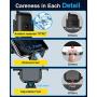 [Upgraded] VANMASS Car Phone Mount [for Trip & Family & Friend] Handsfree Windshield Dashboard Air Vent Cell Phone Holder Car, Compatible with iPhone 12 11 Xs Max XR X SE Samsung S20, Space Gray