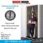 Magic Mesh Deluxe- Black- Hands Free Magnetic Screen Door, Mesh Curtain Keeps Bugs Out, Frame Hook & Loop, Hands Free, Pet & Kid Friendly- Fits Doors up to 39 x 83 Inches Magic Mesh Deluxe- Black- Hands Free Magnetic Screen Door, Mesh Curtain Keeps Bugs Out, Frame Hook & Loop, Hands Free, Pet & Kid Friendly- Fits Doors up to 39 x 83 Inches