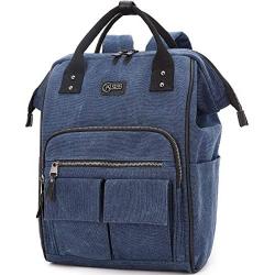 Laptop Backpack for Women Men 15.6 Inch Casual Daypack Water Resistant Travel Backpacks School Business Bag Rucksack (Blue)