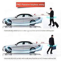 HonsCreat 1-Way Car Security Alarm System with Passive Keyless Entry Remote Engine Start Push Button Star