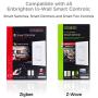 Enbrighten Almond Add QuickFit and SimpleWire, Z-Wave/Zigbee Smart Lighting Controls, Compatible with Alexa, Google Assistant, NOT A STANDALONE Switch, Toggle, 12732