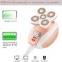 Electric Shaver for Women, SaikerMan Cordless Electric Razor Legs Body Face Bikini Area Hair Trimmer Remover Removal for Ladies Womens - Rose Gold