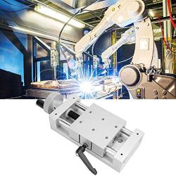 Sliding Table Linear Rail Stage, KA80-1402-50/100/150 Manual Stage Sliding Table Made of Aluminum Alloy Cross 80x80mm (50mm)