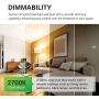 Sunco Lighting 4 Pack A21 LED Bulb 22W=150W, 2700K Soft White, 2550 LM, E26 Base, Dimmable, Indoor Light for Lamp - UL & Energy Star