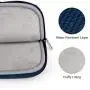 RAINYEAR 11 Inch Laptop Sleeve Diamond Foam Shock Resistant Neoprene Case Fluffy Cover Carrying Bag Compatible with 11.6 MacBook Air Surface for 11'' Chromebook Computer Tablet Notebook(Navy Blue)