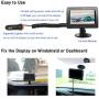 EWAY WiFi Wireless Magnetic Trailer Hitch Backup Rear View Camera & 4.3 inch LCD Monitor Safety Battery Powered for Gooseneck Horse Boat Travel Trailer/Fifth Wheels/RV/Camper Car, Removable Guideline