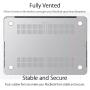 UESWILL Matte Hard Shell Case Cover Compatible with MacBook Pro (Retina, 13 inch, Early 2015/2014/2013/Late 2012), Model A1502/A1425, No CD-ROM, No USB-C, Clear