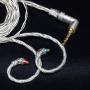 FiiO LC-3.5D 3.5mm High-Purity Monocrystalline Silver Litz MMCX Replacement Cable for Shure SE215 SE315 SE846 SE535 SE425/JVC/FiiO FH5 FA7 FH7