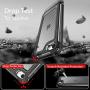 iPhone 8/7 / SE 2020 Case with [ Screen Protector Tempered Glass x2Pack] SUPBEC Protective Phone Cover with Silicone PC+TPU Shockproof Rubber Heavy Duty Case for iPhone8 / iPhone SE2-Clear Black