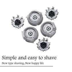 Desfaidy 3Pack SH50/52 Electronic Shaver Head Cutter Replacement Blades Parts Compatible with Philips Series 5000 HQ8 HQ9