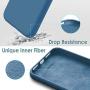 JETech Silicone Case for iPhone 11 (2019) 6.1-Inch, Silky-Soft Touch Full-Body Protective Case, Shockproof Cover with Microfiber Lining, Blue Cobalt