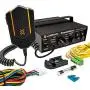 SoundAlert 100W Emergency Police Siren Amplifier [2 x 20A Switch Control] [Hands-Free Air Horn] [PTT Mic] [Radio Rebroadcast] Warning PA System for Emergency Vehicles Trucks Cars Warning Lights