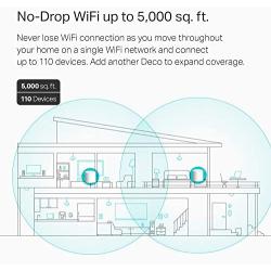 TP-Link WiFi 6 Mesh WiFi, AX3000 Whole Home Mesh WiFi System (Deco X60) - Covers up to 5000 Sq. Ft., Replaces Routers and WiFi Extenders, Parental Control, Works with Alexa, 2-pack