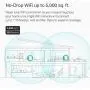 TP-Link WiFi 6 Mesh WiFi, AX3000 Whole Home Mesh WiFi System (Deco X60) - Covers up to 5000 Sq. Ft., Replaces Routers and WiFi Extenders, Parental Control, Works with Alexa, 2-pack
