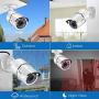 ZOSI 1080p H.265+ Security Camera System for Home, 5MP Lite 8 Channel CCTV DVR and 8 x 1080p Weatherproof Bullet Cameras Outdoor Indoor with 120ft Night Vision and 105°Wide Angle (No HDD Included)