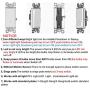 2Pack-SOZULAMP Illuminated Light Switch-Easy Install,Auto On/Off GuideLight White Wall Switches with Night Lights,Single Pole,15 Amp 120/277V,Decora Paddle Rocker AC Quiet Switch(Daylight LED)