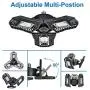 Retinabc, Black, LED Ceiling Lights Deformable 60W 6000LM 6000K for Garage (No Motion Activated) …