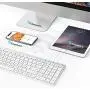 iClever BK10 Bluetooth Keyboard, Multi Device Keyboard Rechargeable Bluetooth 5.1 with Number Pad Ergonomic Design Full Size Stable Connection Keyboard for iPad, iPhone, Mac, iOS, Android, Windows