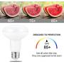 BR30 Led Flood Light Bulbs - 12W=120W CRI 85, Dimmable, 4000K Natural Light Bulb, 1260lm, Indoor Flood Lights for Recessed Cans, E26 Base, 4 Pack