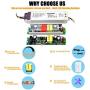 PLUSPOE 12V 30W Power Supply Driver TRIAC Dimmable Transformer for LED Flexible Strip Light (Works with Standard Wall AC Dimmers)
