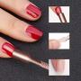 Mea Tira 4-IN-1 Multi-functional Manicure AMD Pedicure Tool,Cuticle Trimmer withCuticle Pusher,Salon Ievel Cuticle RemoverCuticle Nippers,Professional Stainless SteelCuticle Cutter (Rose Gold)