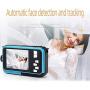 Waterproof Camera Underwater Camera for Snorkeling 2.7K 24MP Digital Camera, HD Rechargeable Camera with Dual Screen for Camping, Underwater, Swiming, Underwater Camera (Blue)