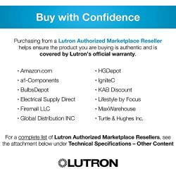 Lutron P-BDG-PKG2W-A Wireless Deluxe Dimmer Bridge Caseta Smart Start Kit, White, 2 Count