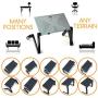 QuickLIFT Adjustable Tablet Stand Mount and Standing Desk Converter for Bed, Couch or Table with X-Vent Cooling for Microsoft Surface, Surface Pro, Surface Go, Surface Book ! Includes Screen Cloth