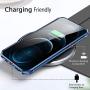 SUPBEC Compatible for iPhone 11 Pro Max Case and [ Screen Protector Tempered Glass x2Pcs] Protective Phone Cover [HeavyDuty Series] Shockproof Silicone for iPhone 11Pro Max Phone Case-Clear Blue-6.5''