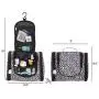 DMJSL Womens Medium Ladies Toiletry Travel Bag Hanging Toiletry Bag – Travel Makeup Organizer and Cosmetic Case, Travel Bag Organizer Toiletry TSA Approved, Black Leopard Print DMJSL Womens Medium Ladies Toiletry Travel Bag Hanging Toiletry Bag – Travel Makeup Organizer and Cosmetic Case, Travel Bag Organizer Toiletry TSA Approved, Black Leopard Print