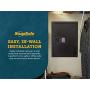 SnapSafe In Wall Gun Safe and Money Safe – This Hidden Safe Provides Security for your Firearms and Valuables, Keypad Entry – Fits Between 2 Wall Studs, Flush Mount – Ideal for Home or Office