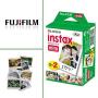 Fujifilm Instax Mini 11 Instant Camera + Fujifilm Instax Mini Twin Pack Instant Film (16437396) + Single Pack Rainbow Film + Case + Travel Stickers (Charcoal Grey)