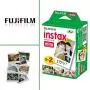 Fujifilm Instax Mini 11 Instant Camera + Fujifilm Instax Mini Twin Pack Instant Film (16437396) + Single Pack Rainbow Film + Case + Travel Stickers (Blush Pink)