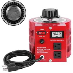 Beleeb 20Amp Variable Transformer Auto AC Voltage Regulator Power Supply, 2000VA Max, 0~130 Volt Output