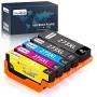 OfficeWorld Remanufactured Ink Cartridge Replacement for Epson 273 XL 273XL Used for Expression XP-520 XP-820 XP-620 XP-610 XP-800 XP-810 Printer, 5-Pack （Black, Photo Black, Cyan, Magenta, Yellow）