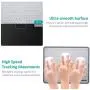VicTsing Mouse Pad with Stitched Edge, Premium-Textured Mouse Mat, Non-Slip Rubber Base Mousepad for Laptop, Computer & PC, 10.2×8.3×0.08 inches, Grey
