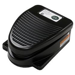 SSC Controls F500 Foot Switch, Electrical, Single Pedal, Momentary, 20 Amp, Single Pedal, Made in USA