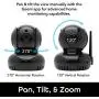 Geeni Sentinel 1080p HD Pan & Tilt Baby Security Smart Camera, Indoor Camera for Home Security, No Hub Required, Smart Camera Compatible with Alexa & Google Assistant, Requires 2.4 GHz Wi-Fi