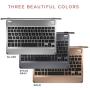 Brydge 10.2 Wireless Keyboard | Compatible with iPad (7th Gen, 2019 & 8th Gen, 2020) | Backlit Keys | Long Battery Life | (Gold)