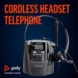 Plantronics 80057-11 CT14 Cordless Headset Phone, Black