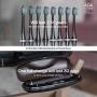 AquaSonic Black Series Ultra Whitening Toothbrush – ADA Accepted Rechargeable Toothbrush - 8 Brush Heads & Travel Case - Ultra Sonic Motor & Wireless Charging - 4 Modes w Smart Timer - Sonic Electric