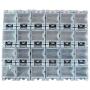 Electronic Components Organizer Case Consist of 24 Compartments Can be Disassemble or Assemble DIY